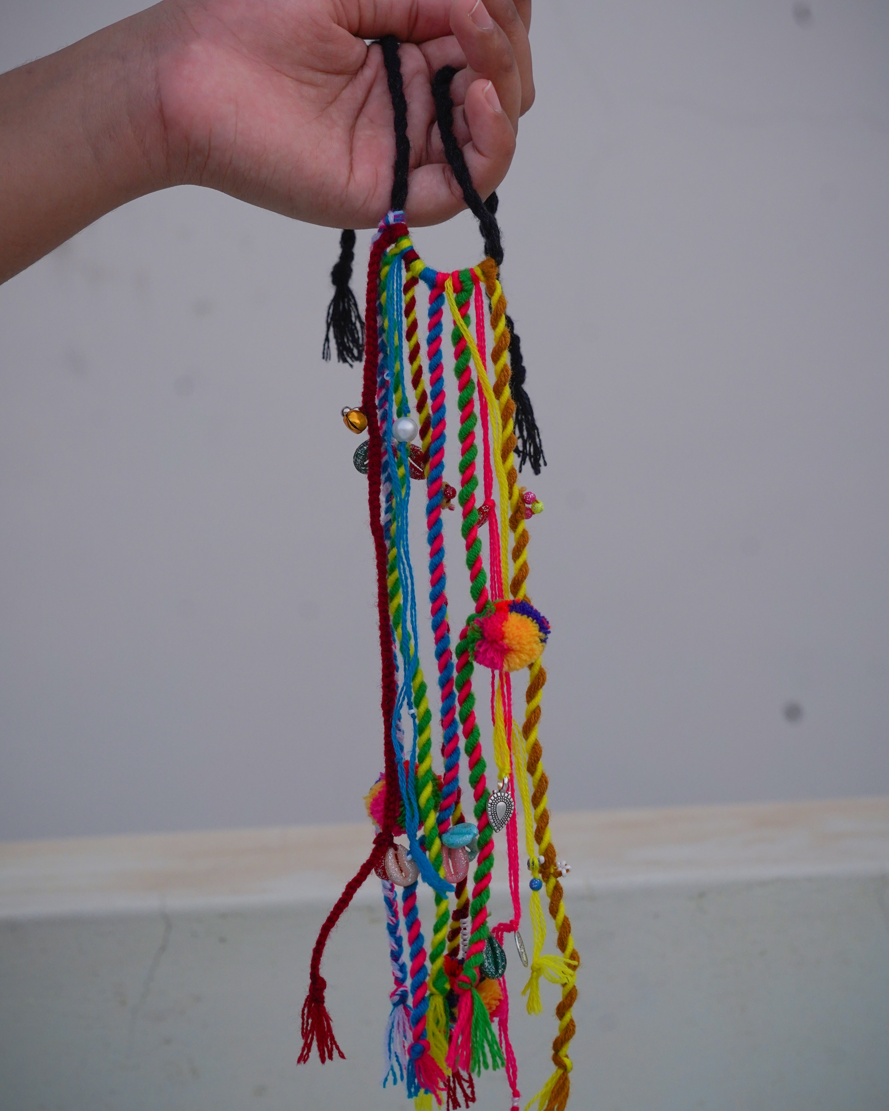 Navratri Boho Multicolor Festive Hair Accessory